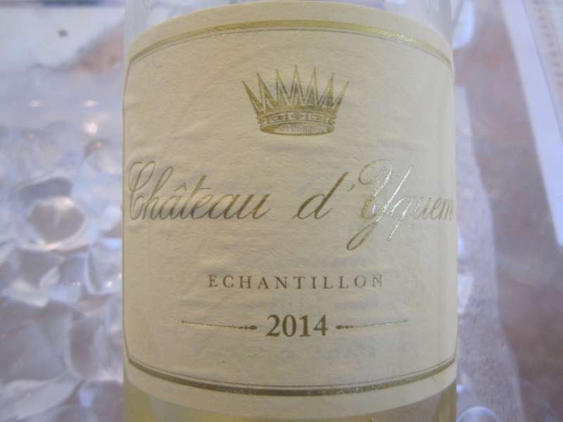 2014 Chateau d'Yquem, which will not be released en Primeur